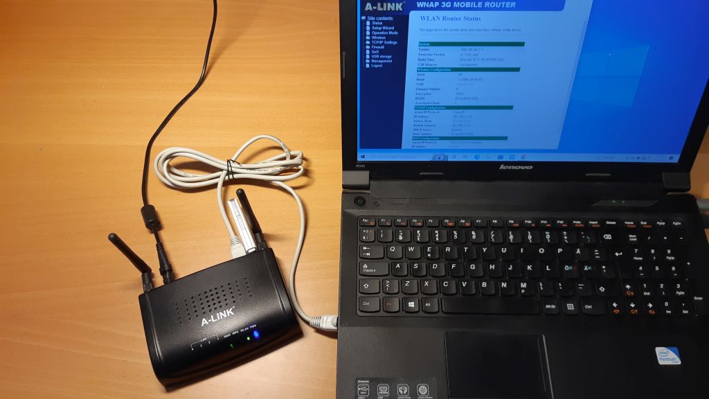 WLAN tukiaseman konfiguraatio